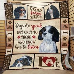 Cavalier King Charles Spaniel 27121910 3D Customized Quilt and Home Decor