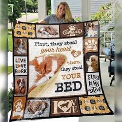 Cavalier King Charles Spaniel Dog O Quilt Mu and Home Decor