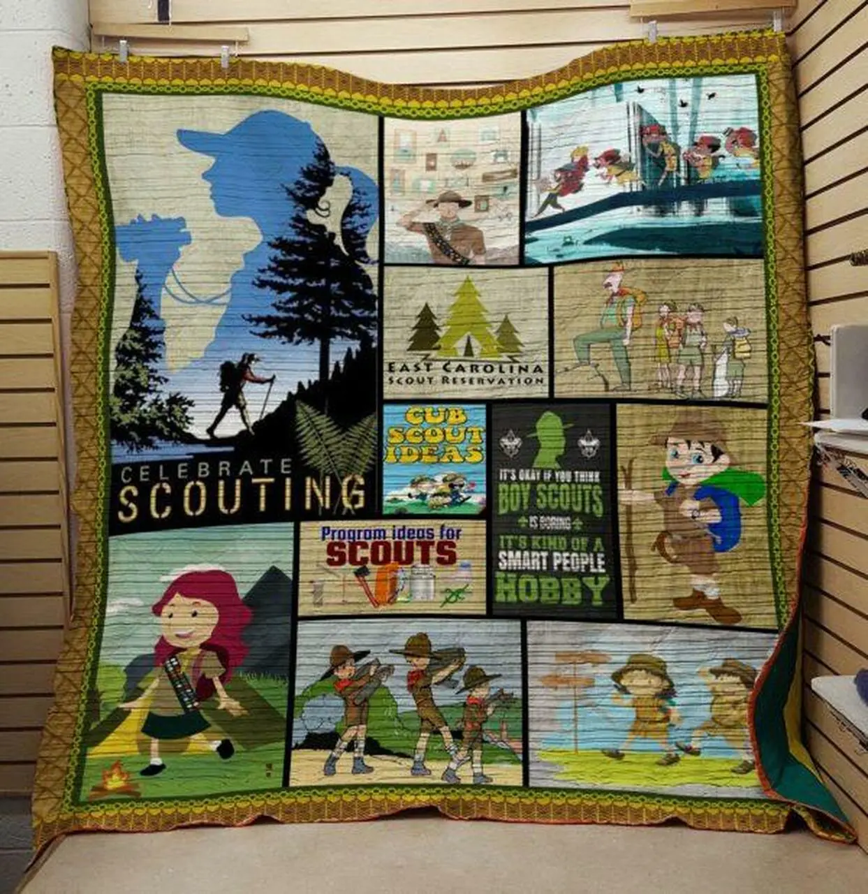 Celebrate Scouting Quilt and Home Decor