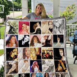 Celine Dion Albums Cover Poster Quilt 4 and Home Decor