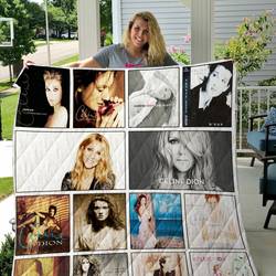 Céline Dion Quilt Blanket For Fans New and Home Decor