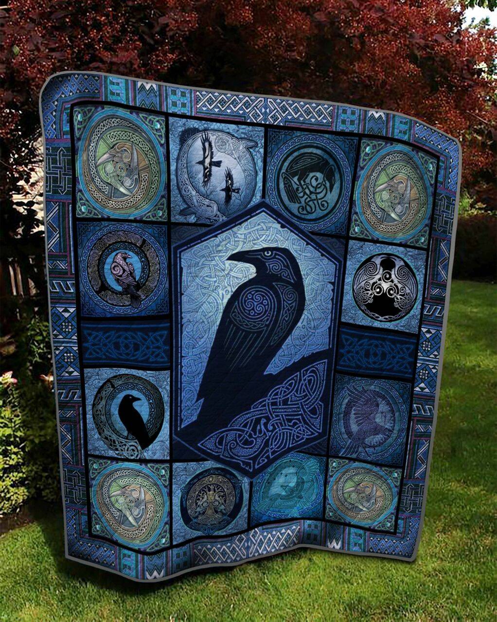 Celtic Art Raven Td14110217 Quilt Blanket and Home Decor