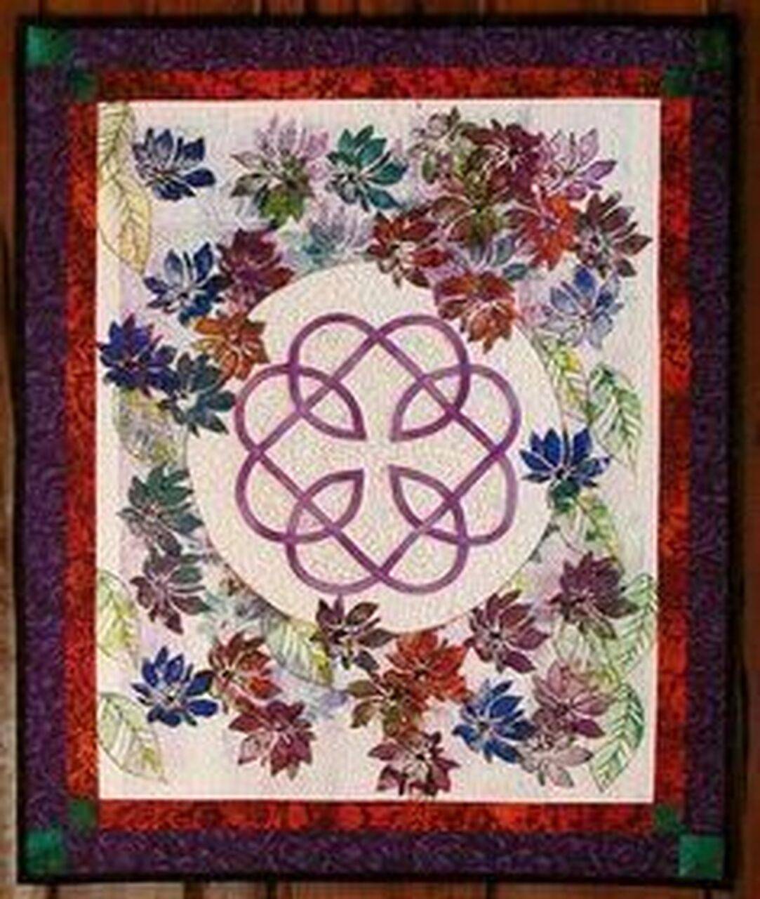 Celtic Flower CLA1510073Q Quilt Blanket and Home Decor