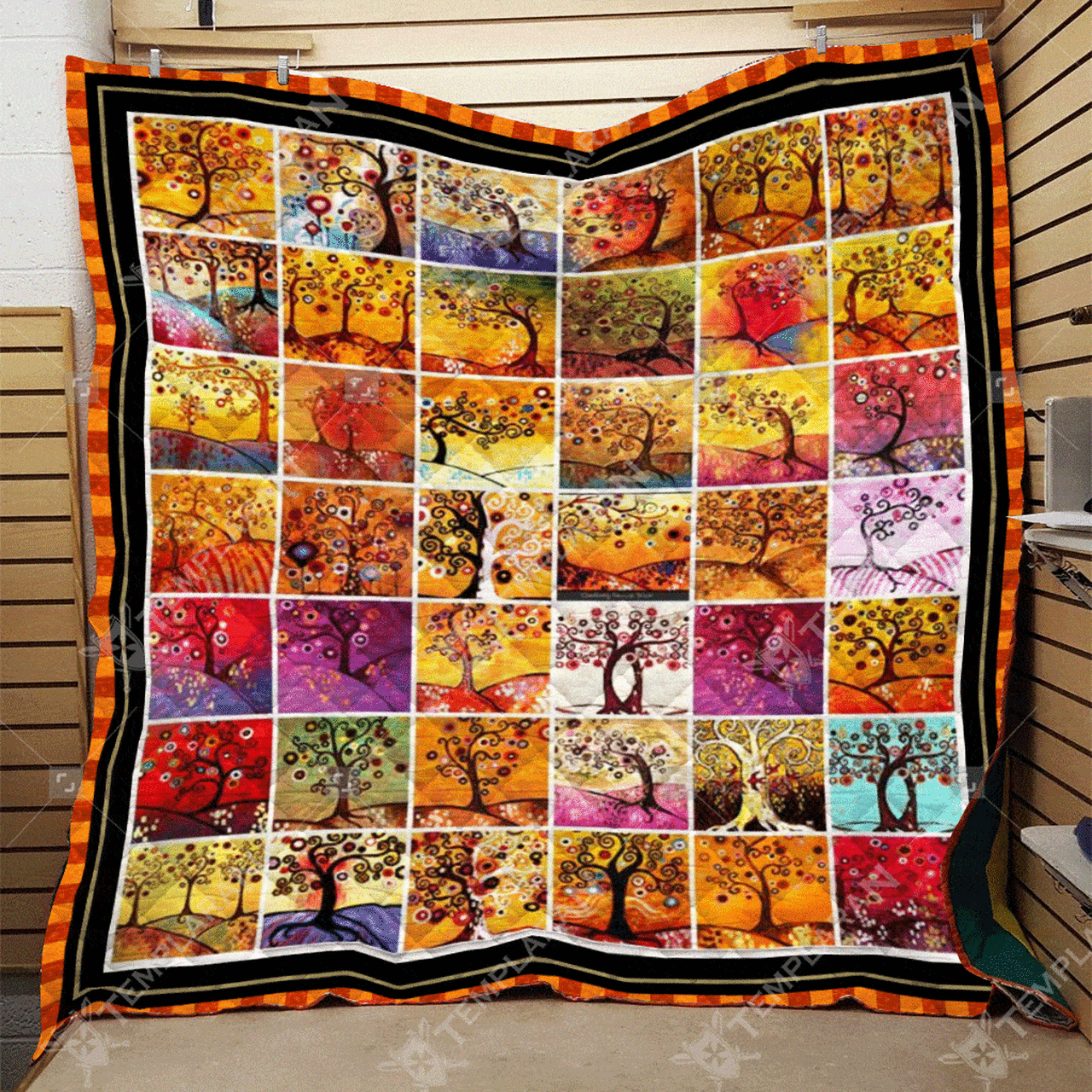 Celtic Quilt Ble and Home Decor