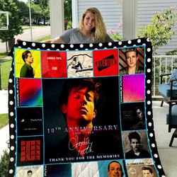 Charlie Puth 10 Years Quilt Blanket and Home Decor