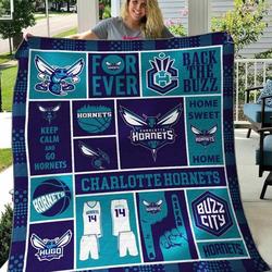 Charlotte Hornets V2 Blanket Th0207 Quilt and Home Decor