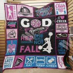 Cheerleading Ee3190 Quilt Inkp0108 and Home Decor