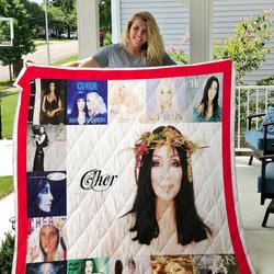 Cher Singer Quilt Blanket and Home Decor