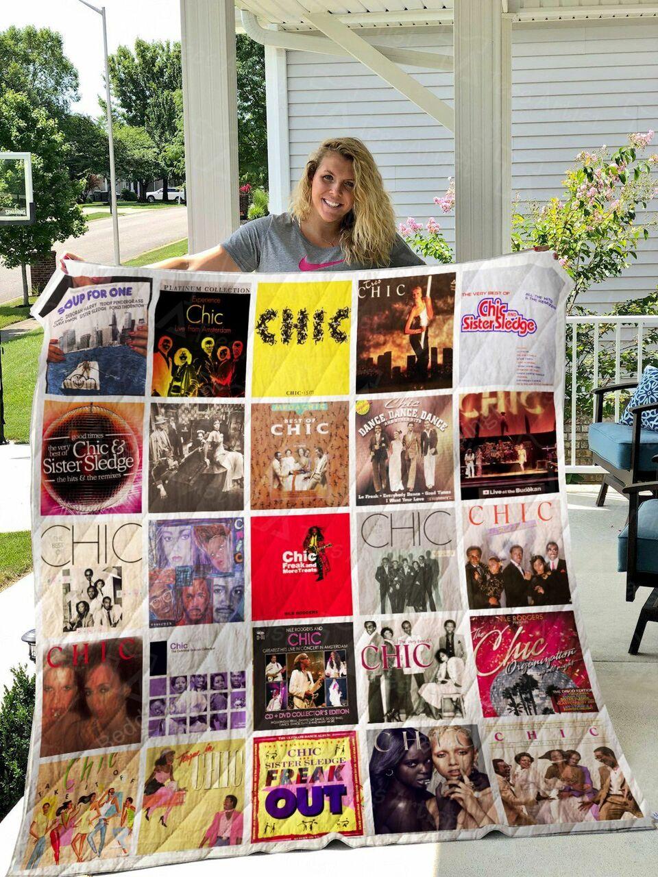 Chic Quilt Blanket 01002 and Home Decor
