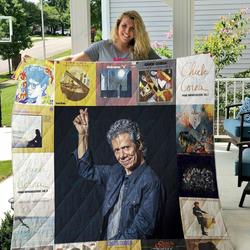 Chick Corea Quilt Blanket and Home Decor