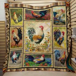 Chicken 6 Quilt and Home Decor