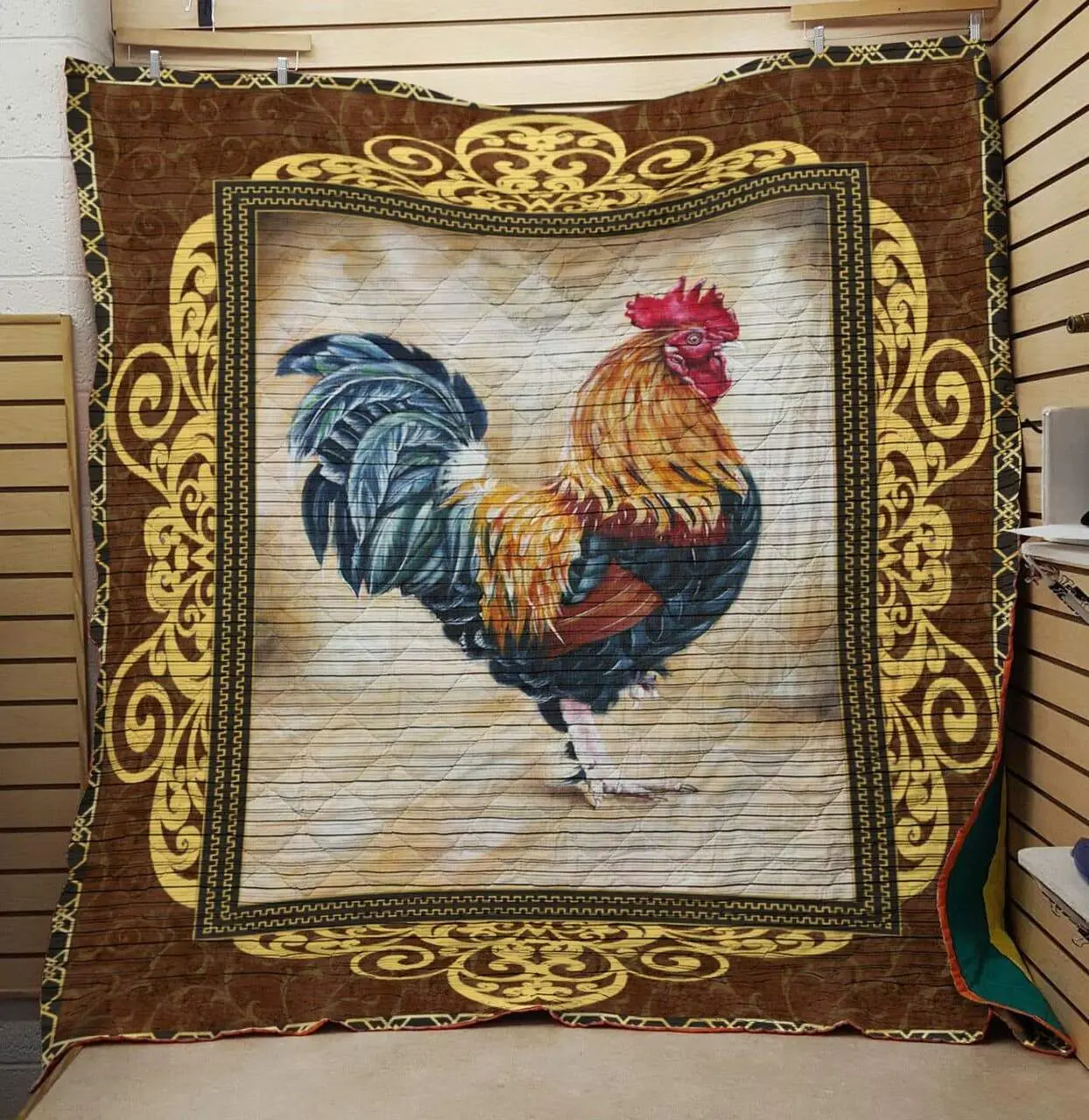 Chicken 9 Quilt and Home Decor