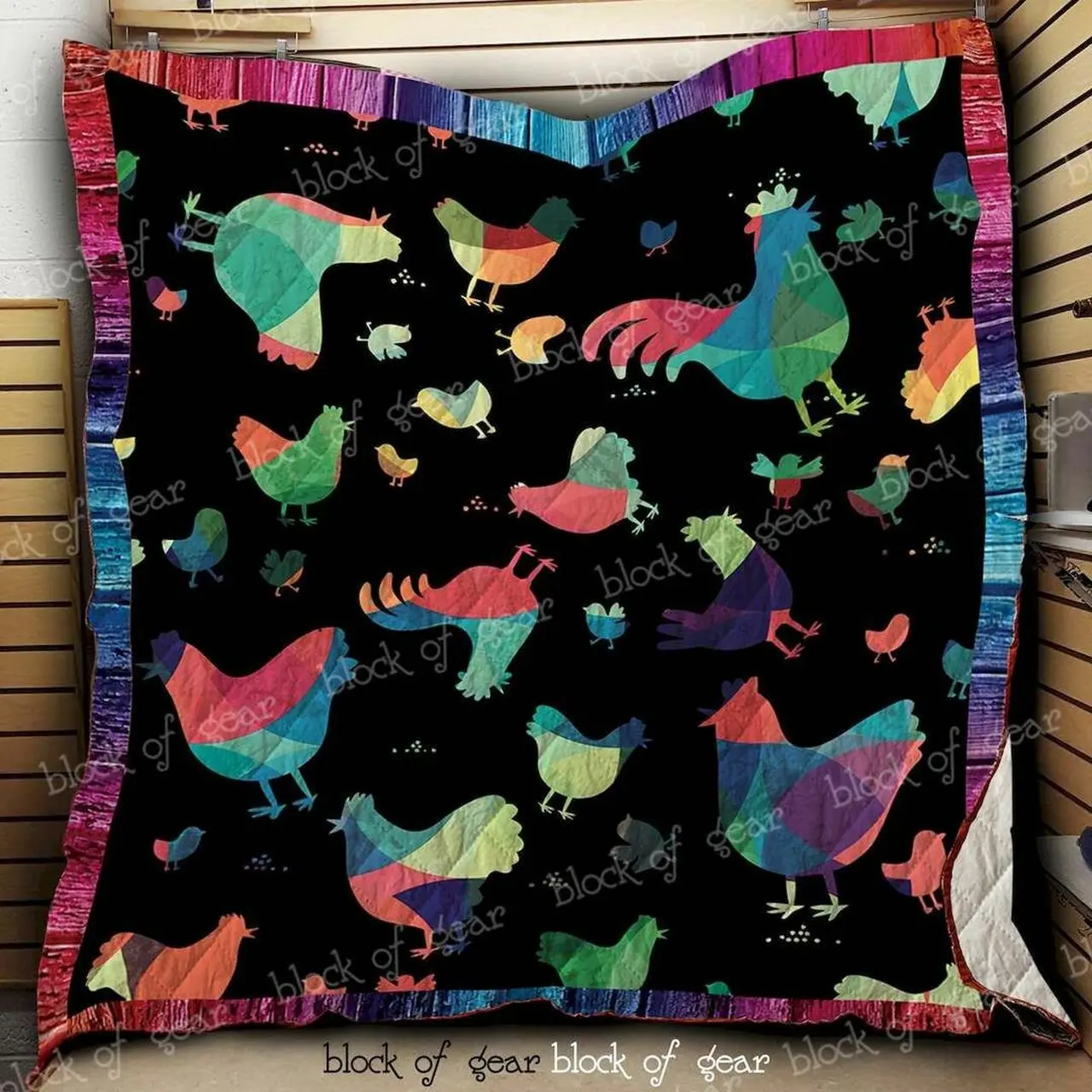 Chicken Cld190720 Quilt Blanket and Home Decor