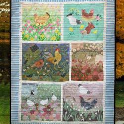 Chicken Life Hur Quilt Cysisn and Home Decor