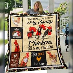 Chicken O Quilt Zm and Home Decor