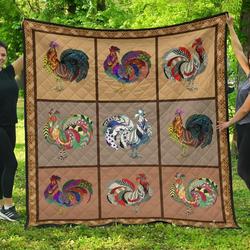 Chicken Quilt Blanket and Home Decor