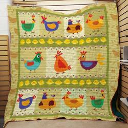 Chicken Quilt Blanket Dhc0502932Td and Home Decor