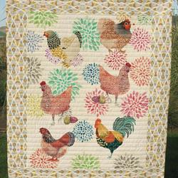 Chicken Quilt Blanket Dhc1312563Vt and Home Decor