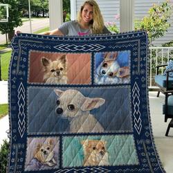 Chihuahua Bright As The Sun Quilt Blanket Dhc020120621Td and Home Decor