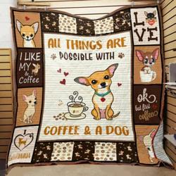 Chihuahua C22 Awesome MYT106 3D Customized Quilt and Home Decor