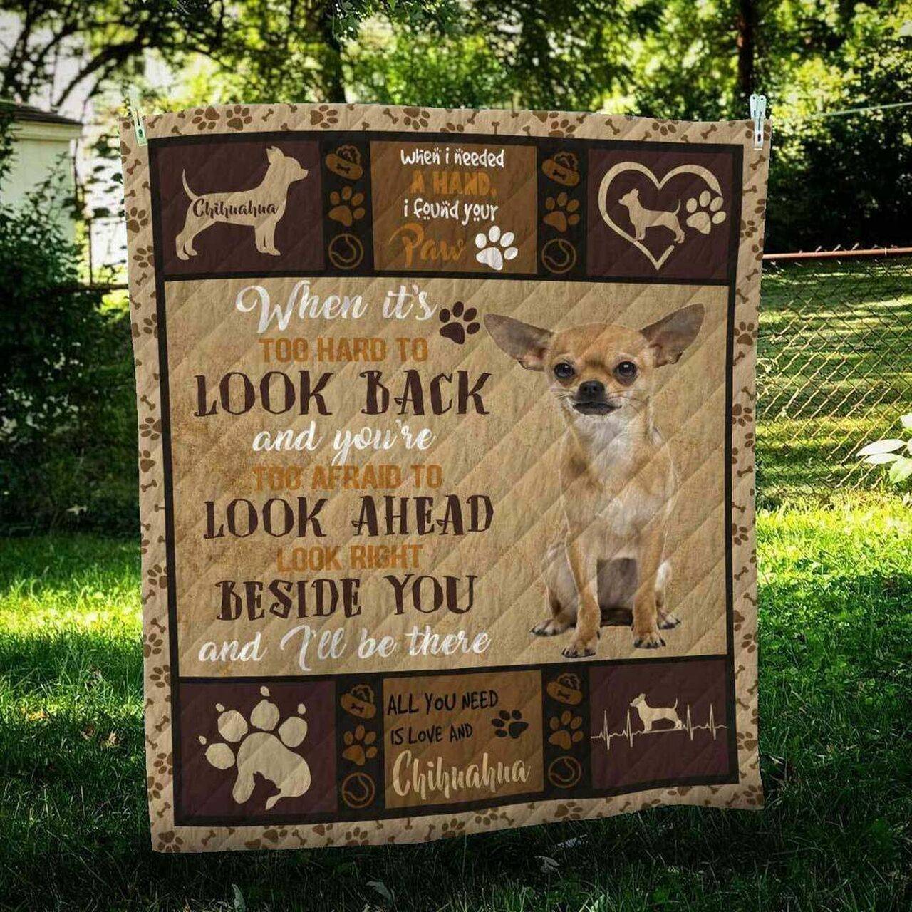 Chihuahua Cl09100085Mdq Quilt Blanket and Home Decor