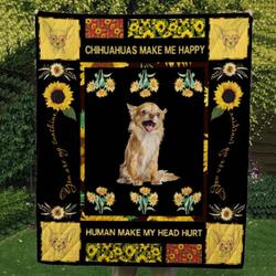 Chihuahua Cl14100111Mdq Quilt Blanket and Home Decor