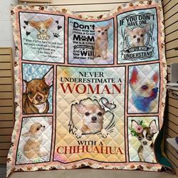 Chihuahua Dog 3D Customized Quilt Goregous NTD14129863 and Home Decor