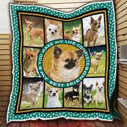 Chihuahua Dog 3D Customized Quilt JKL101394 DERQUA2407 and Home Decor