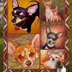 Chihuahua Dog 3D Customized Quilt V5 Lik NTD14129853 and Home Decor