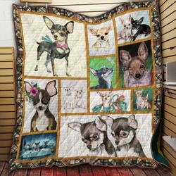 Chihuahua Dog Quilt Ntdago and Home Decor