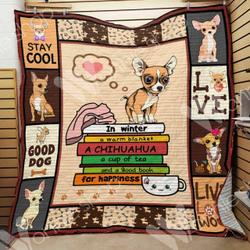 Chihuahua Dog Quilt Nxn and Home Decor