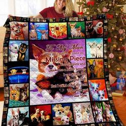 Chihuahua My Missing Pieces  JW27 NTTH011298 3D Customized Quilt and Home Decor