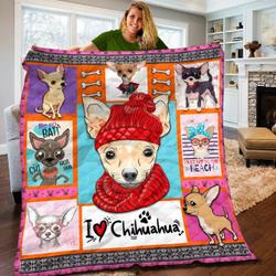 Chihuahua Quilt Blanket Bbb210202Nl and Home Decor