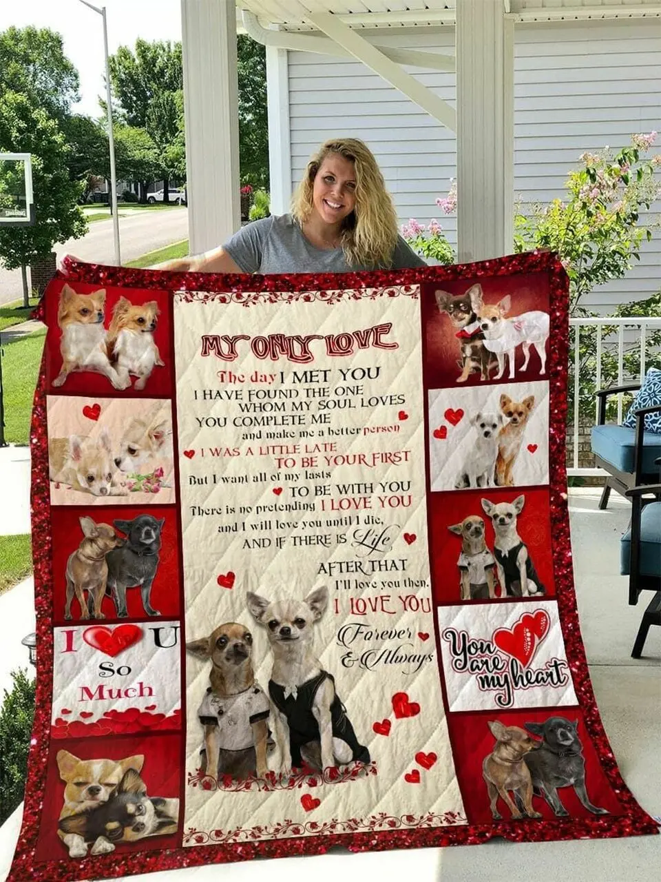 Chihuahua Quilt Blanket Dhc13122746Vt and Home Decor