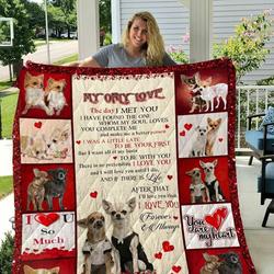 Chihuahua Quilt Blanket Dhc13122746Vt and Home Decor