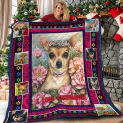 Chihuahua RR 3D Customized Quilt and Home Decor