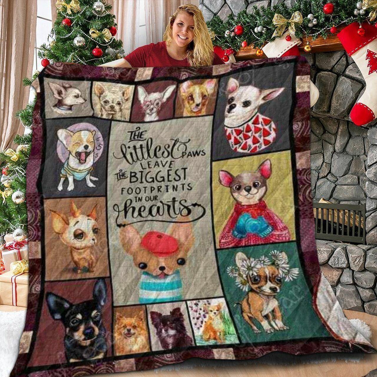 Chihuahua Shades Quilt Blanket Abc06011109 and Home Decor