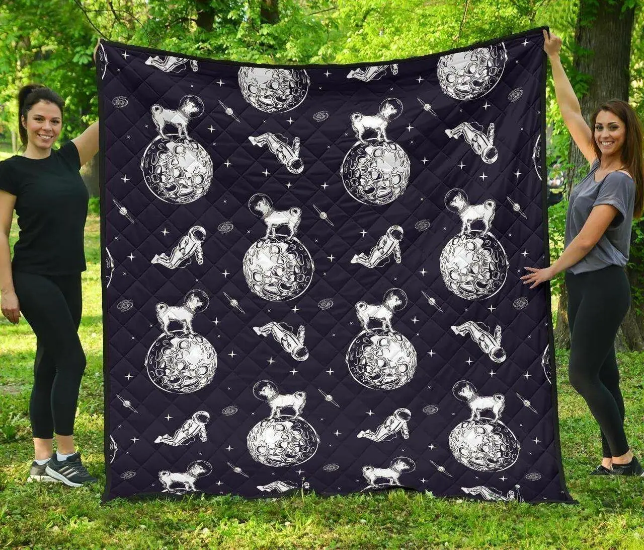 Chihuahua Space Helmet Astronaut Pattern DHCDHC DT1910 Quilt Blanket and Home Decor