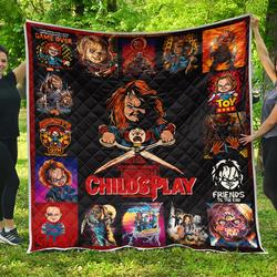 ChildS Play Chucky Halloween Quilt and Home Decor