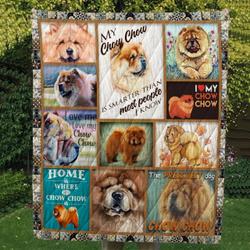 Chow Chow Cl10100096Mdq Quilt Blanket and Home Decor