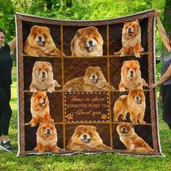 Chow Chow Home Quilt Gtj and Home Decor