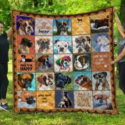 Chqda26003 Boxer Blanket Th1609 Quilt and Home Decor