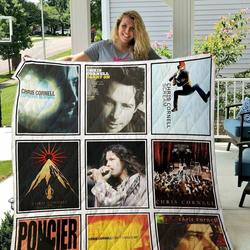 Chris Cornell Quilt Blanket and Home Decor