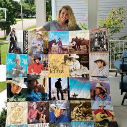 Chris Ledoux Albums Quilt Blanket For Fans Ver 25 and Home Decor