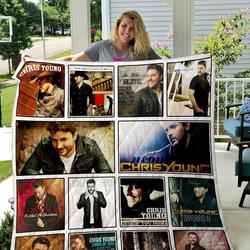 Chris Young Quilt Blanket and Home Decor