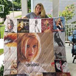 Christina Aguilera Albums Quilt Blanket For Fans Ver 17 and Home Decor