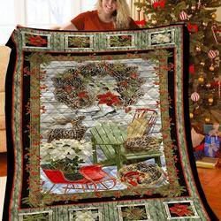 Christmas Jfj Quilt Wnl and Home Decor