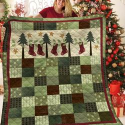 Christmas Jfj Quilt Wof and Home Decor