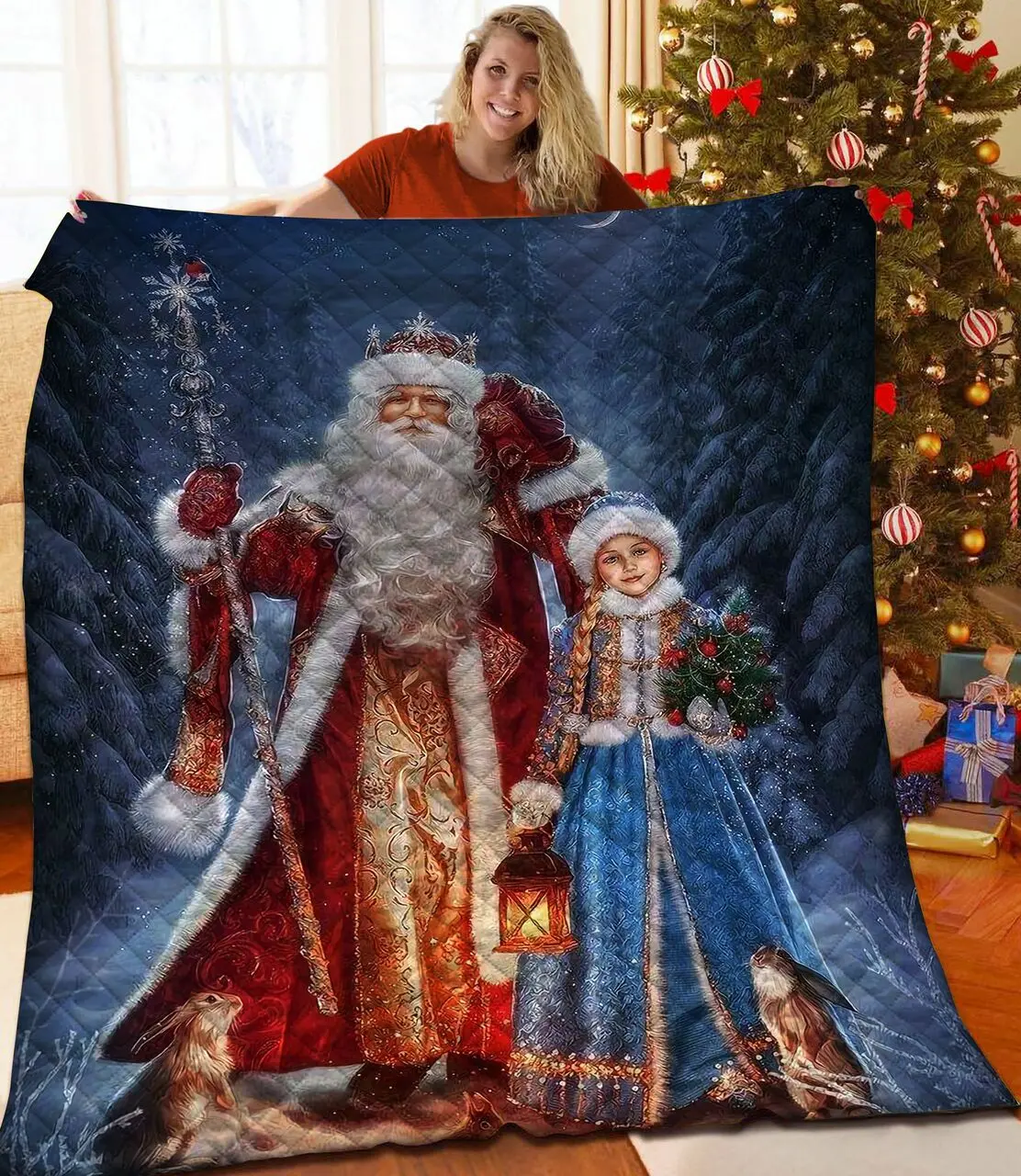 Christmas Jfj Quilt Wtp and Home Decor