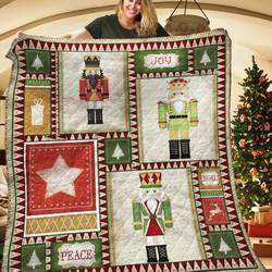 Christmas Nutcracker TNT191103NH Quilt Blanket and Home Decor